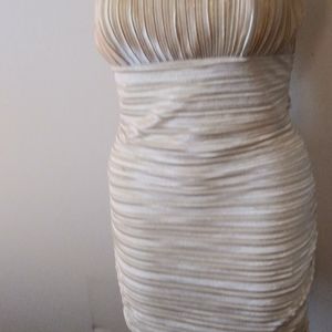 Cream colored sexy dress Xl
